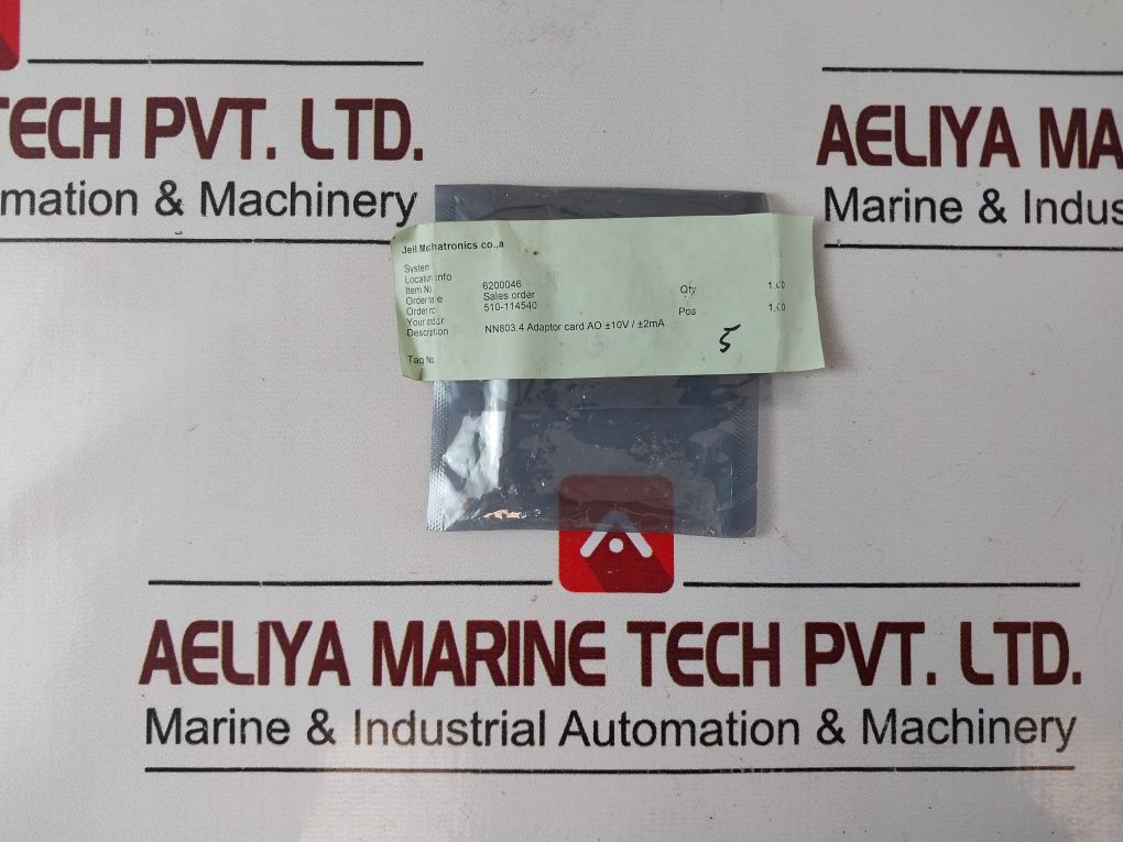 Nor Control Nn-803.4 Analog Output Adaptor Card He 220265B