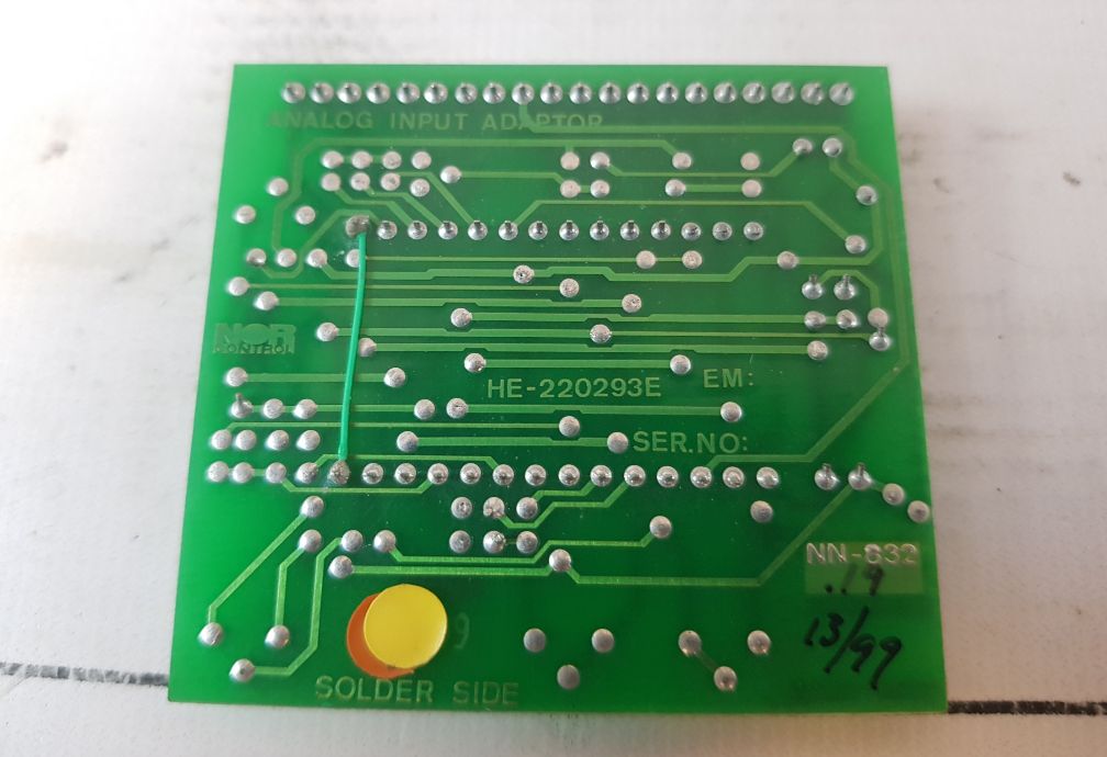 Nor Control Nn-832.19 Analog Input Adaptor He-220293E