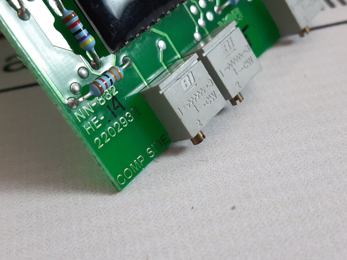 Norcontrol Nn-832.14 Analog Input Adaptor Pcb He-220293E