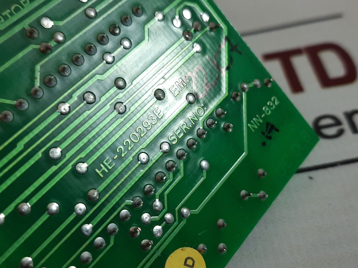 Norcontrol Nn-832.14 Analog Input Adaptor Pcb He-220293E