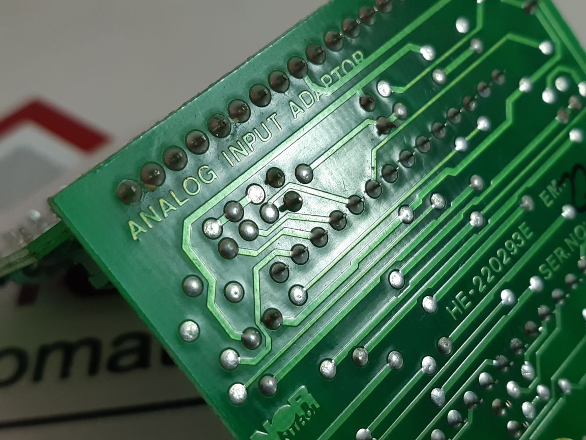 Norcontrol Nn-832.14 Analog Input Adaptor Pcb He-220293E