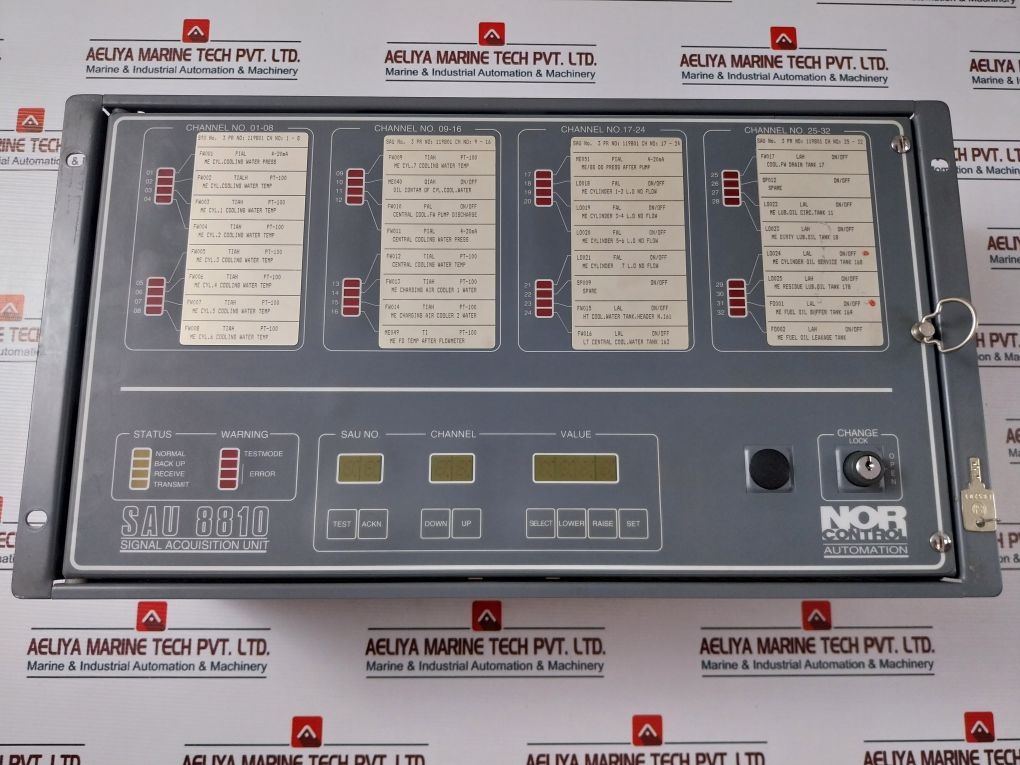 Nor Control Sau 8810 Signal Acquisition Unit Vt25-373-99/X9, 20-60Vdc