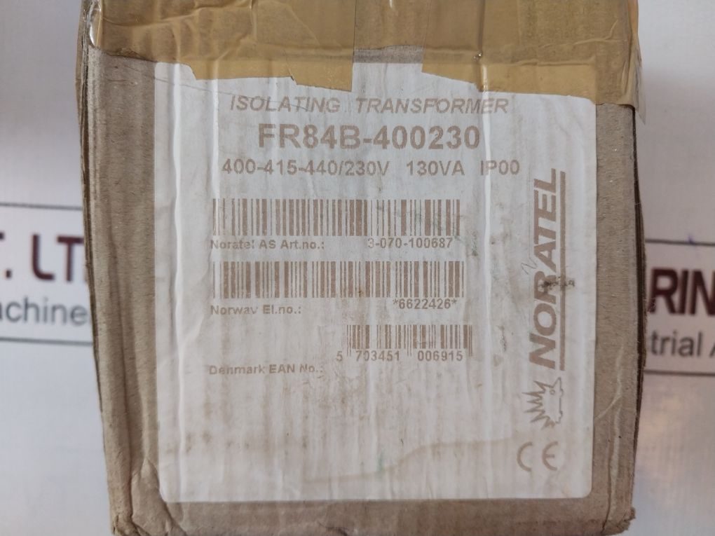 Noratel Fr84B-400230 Isolating Transformer 3-070-100687