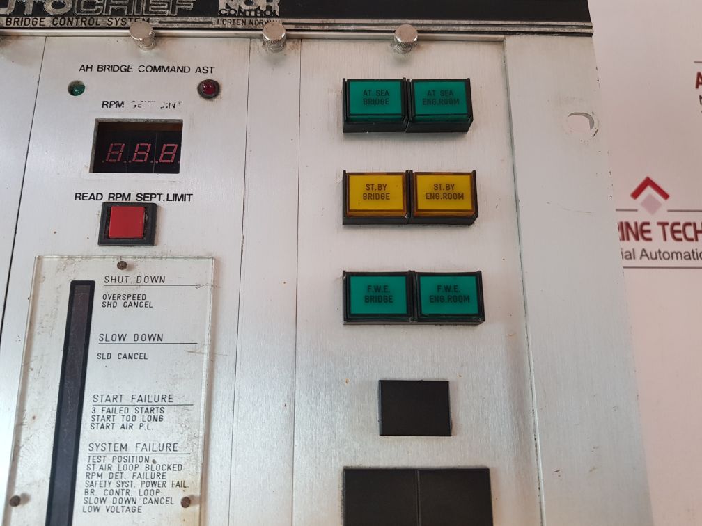 Norcontrol Autochief Bridge Control System