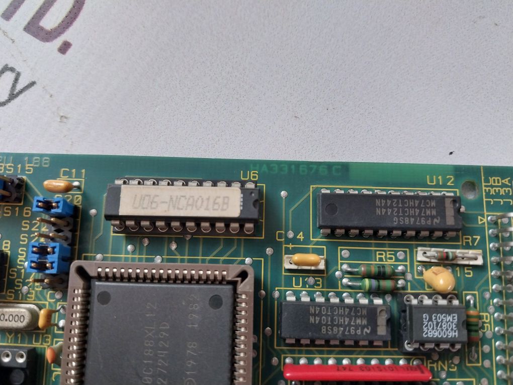 Norcontrol Automation Ha331676C/C/C Single Board Cpu 188 ,Na-1E220.1