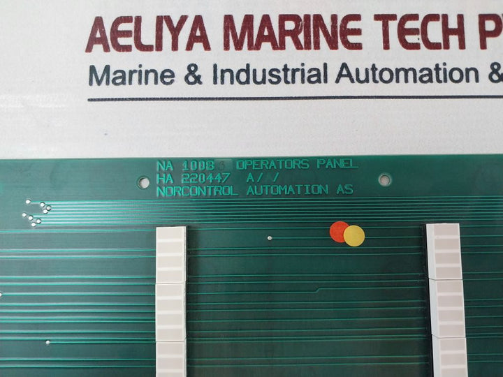 Norcontrol Automation Na 1008.3 Operators Panel Ha 220447 A/ Ha 220447 A/A