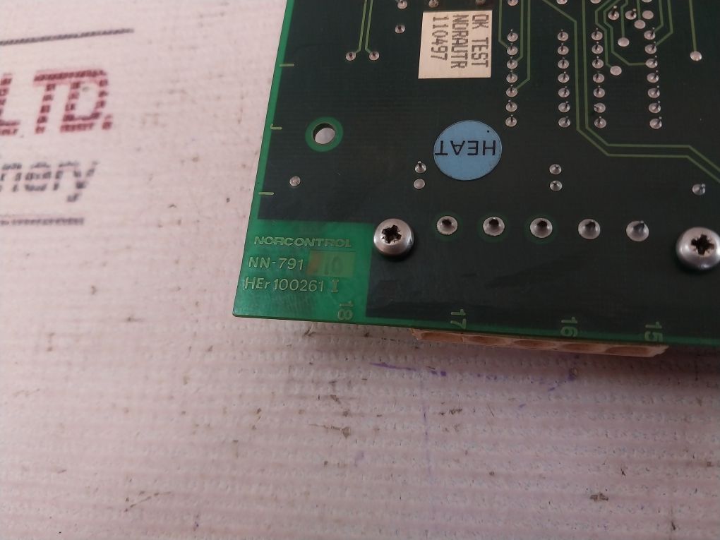 Norcontrol Automation Nn-791.10 I/O Processor Card Her 100261I