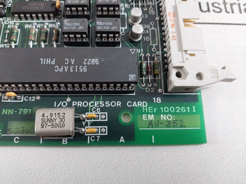 Norcontrol Automation Nn-791.12 I/O Processor Card Her100261 I