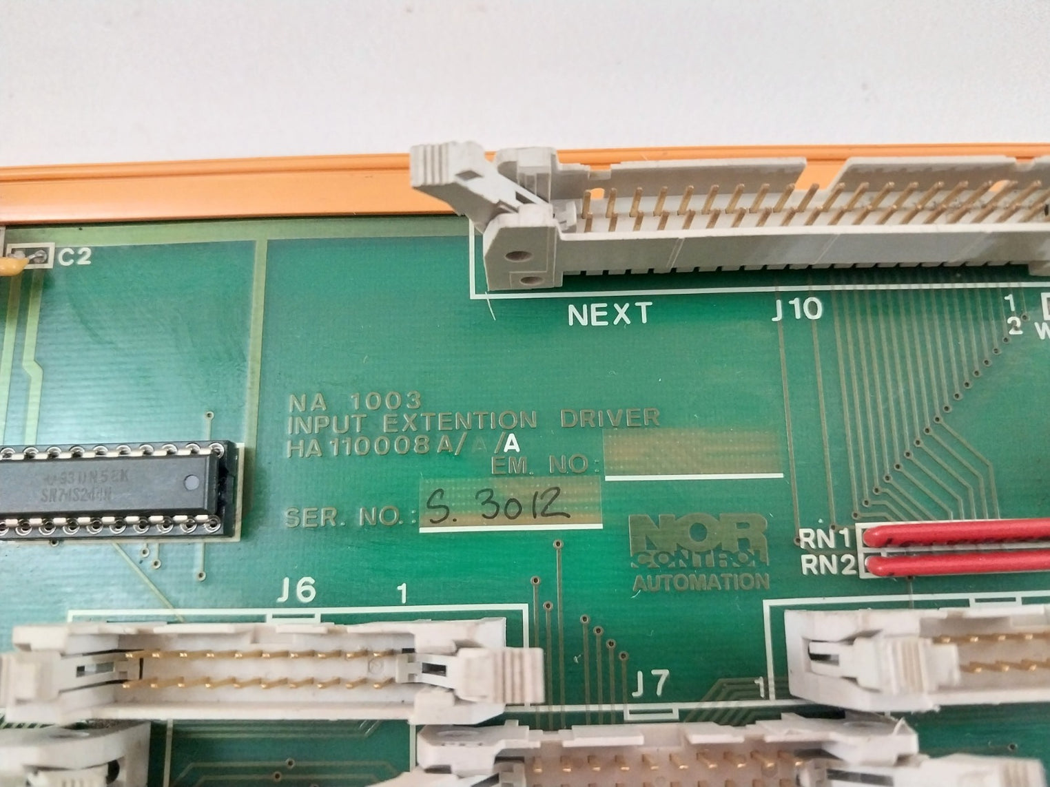 Norcontrol Automation Na 1003 Input Extention Driver Board Ha 110008 A/A/A