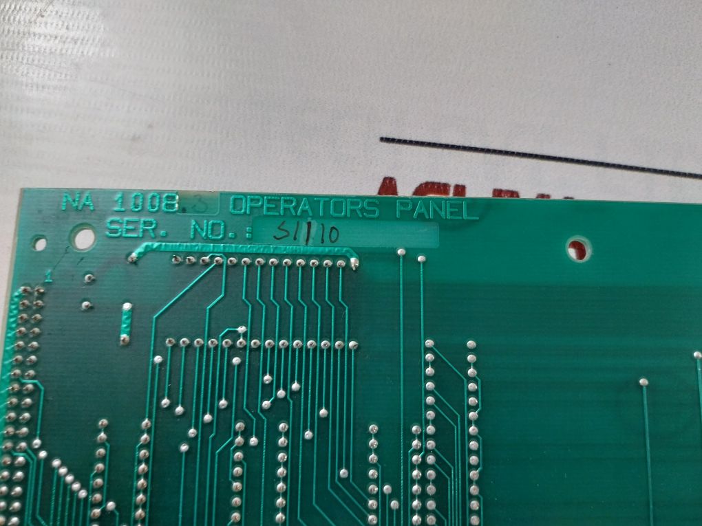 Norcontrol B956 Na 1008.3 Operators Panel