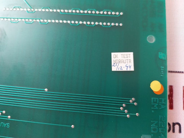 Norcontrol B956 Na 1008.3 Operators Panel
