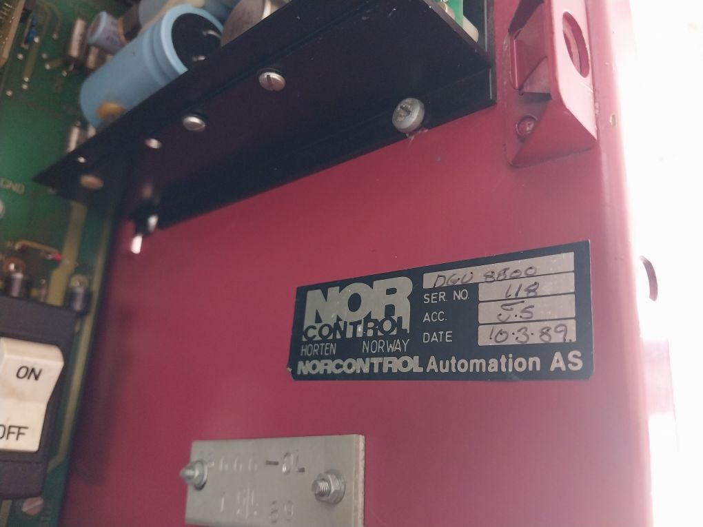Norcontrol Dgu 8800 Digital Governor Unit
