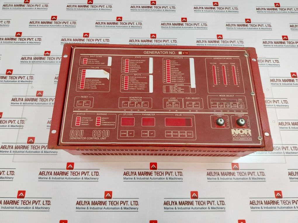 Norcontrol Gcu 8810 Generator Control Unit Vt25-373-99/X9