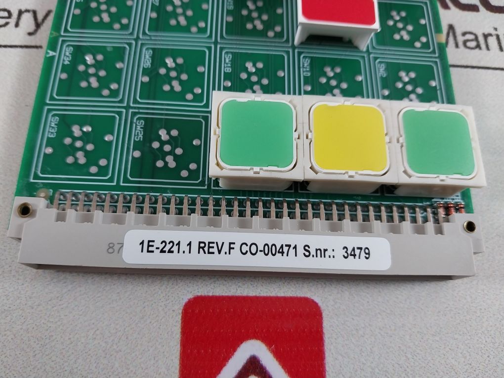 Norcontrol Na-1E221 Panel Card Ha331728 A/A/A Rev. F