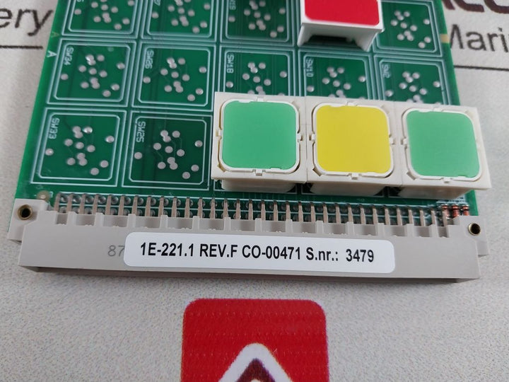 Norcontrol Na-1E221 Panel Card Ha331728 A/A/A Rev. F