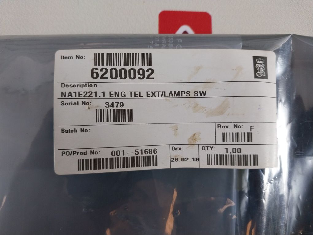 Norcontrol Na-1E221 Panel Card Ha331728 A/A/A Rev. F