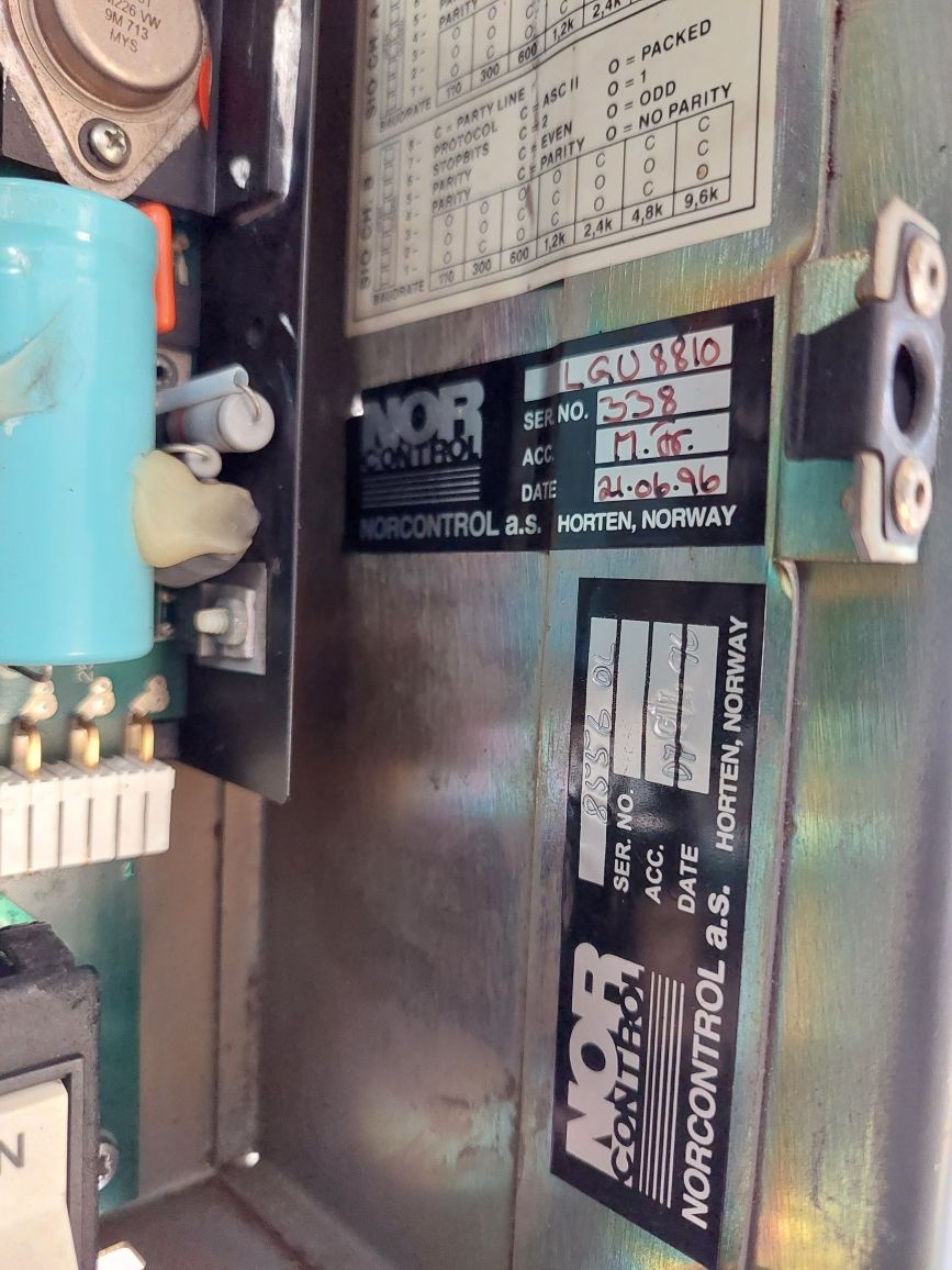 Norcontrol Lgu 8810 Level Gauging Unit
