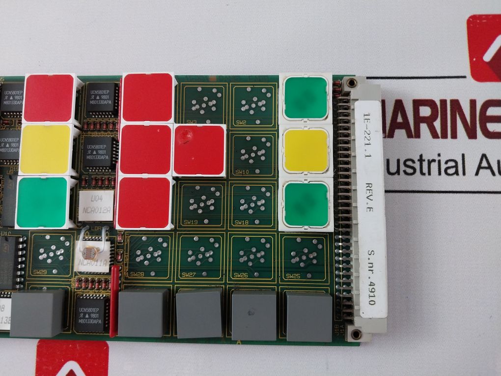 Norcontrol Na-1E221, 1E-221.1 Panel Card Ha331728 A/A/A 