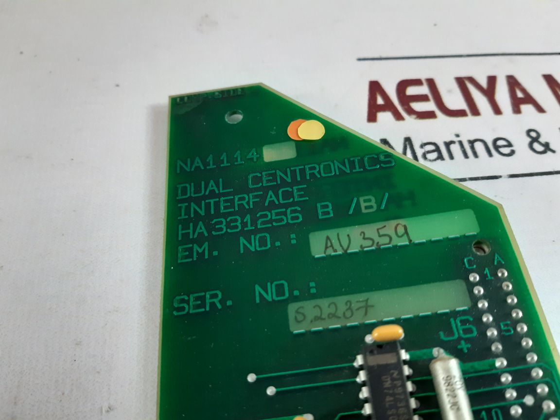 Norcontrol Na1114 Dual Centronics Interface Ha 331256 B/B/