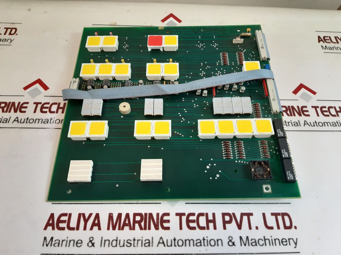 Norcontrol Na1115 Order Printer Operators Panel Ha220842 BB
