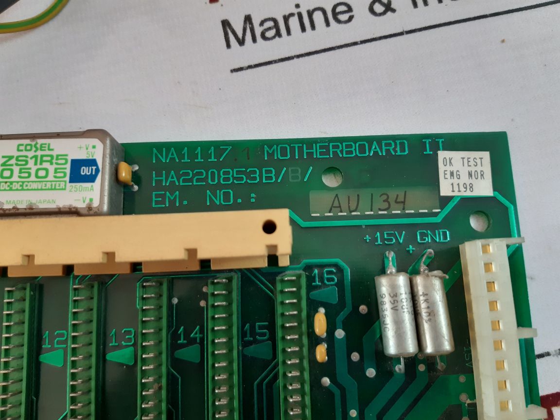 Norcontrol Na1117.1 Motherboard Ii Ha220853B/B Free Shipping