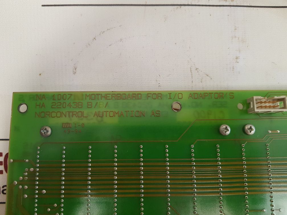 Norcontrol Na 1007 Motherboard For I/O Adaptor’s Ha 220438 B/B