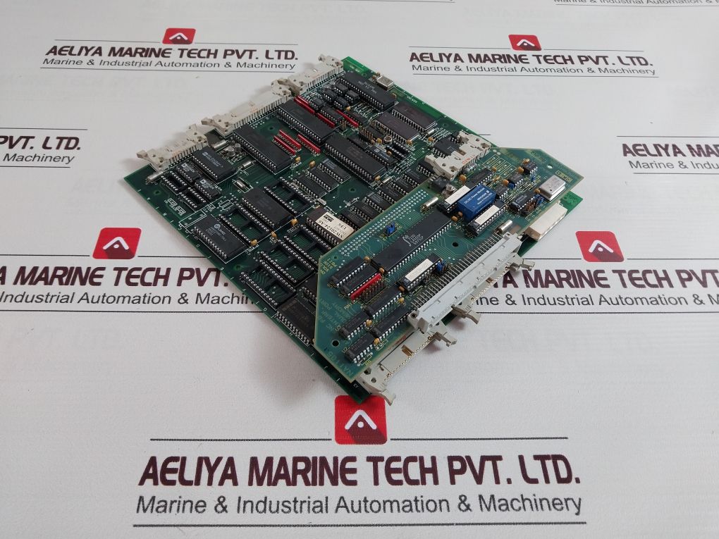 Norcontrol Nn-791 I/O Processor Card With Na1105.1 Nterf Dual Port Memory Card