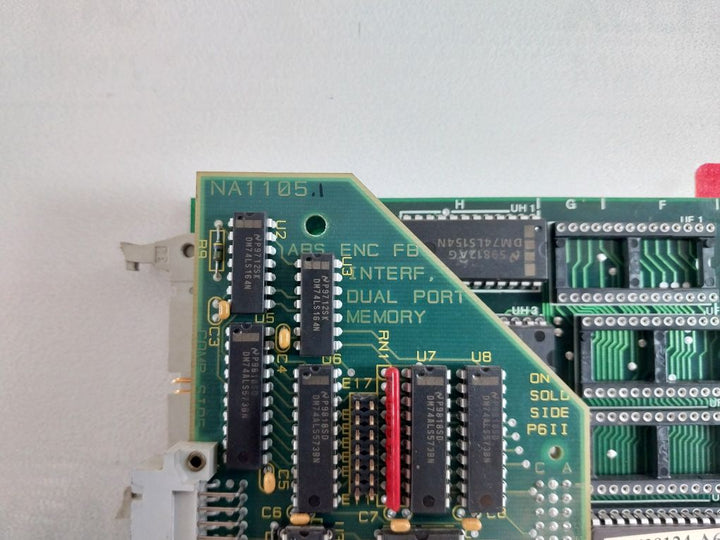 Norcontrol Nn-791 I/O Processor Card With Na1105.1 Nterf Dual Port Memory Card