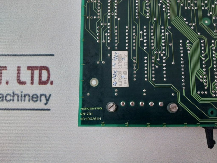 Nor Control Nn-791 I/O Processor Card Her 100261H
