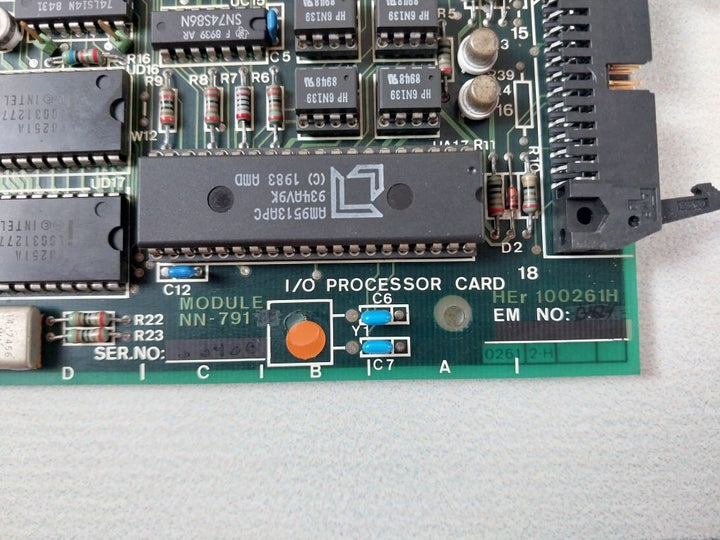 Nor Control Nn-791 I/O Processor Card Her 100261H