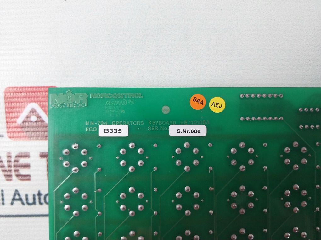 Nor Control Nn-794 Operators Keyboard He110106A 94V