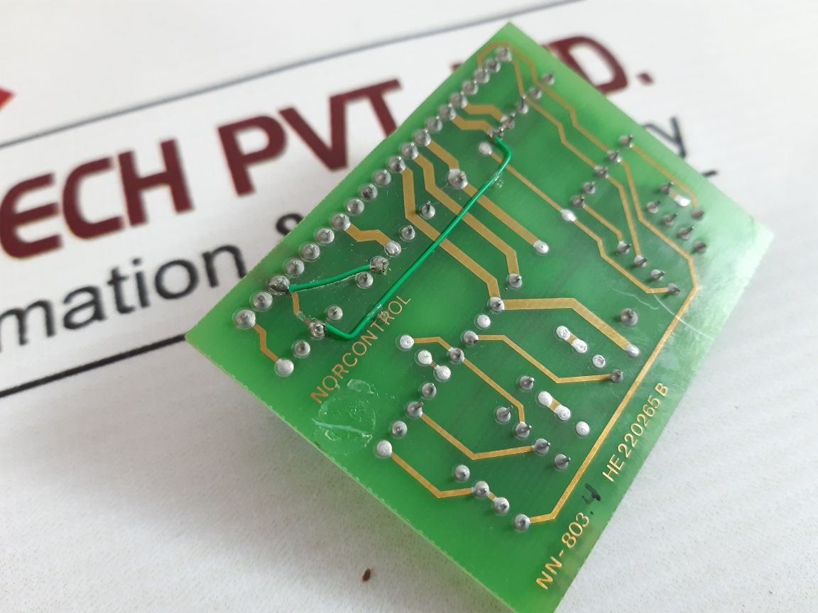 Norcontrol Nn-803.4 Analog Output Eco. Pc Board He 220265 B