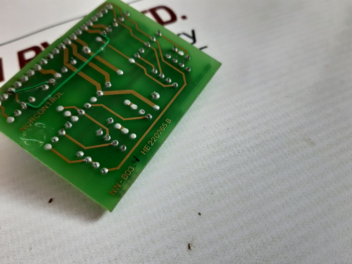 Norcontrol Nn-803.4 Analog Output Eco. Pc Board He 220265 B