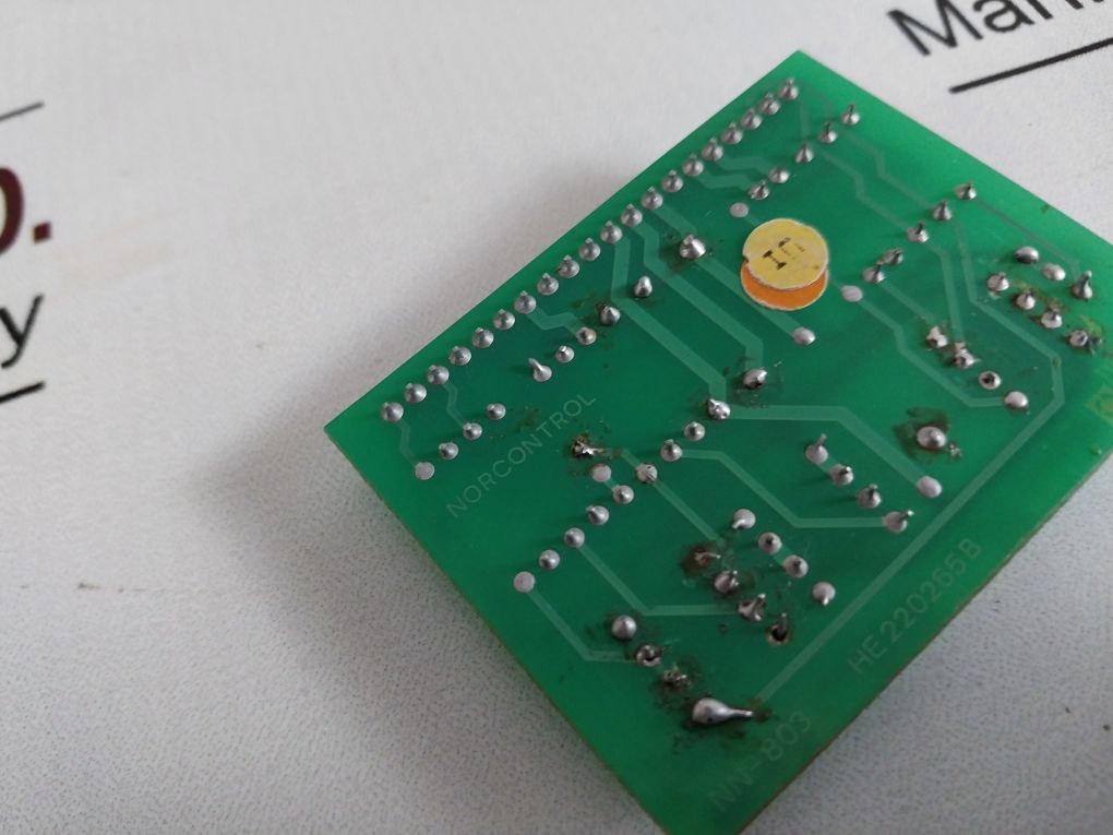 Norcontrol Nn-803.2 Analog Output Eco. Card He 220265B Type 2