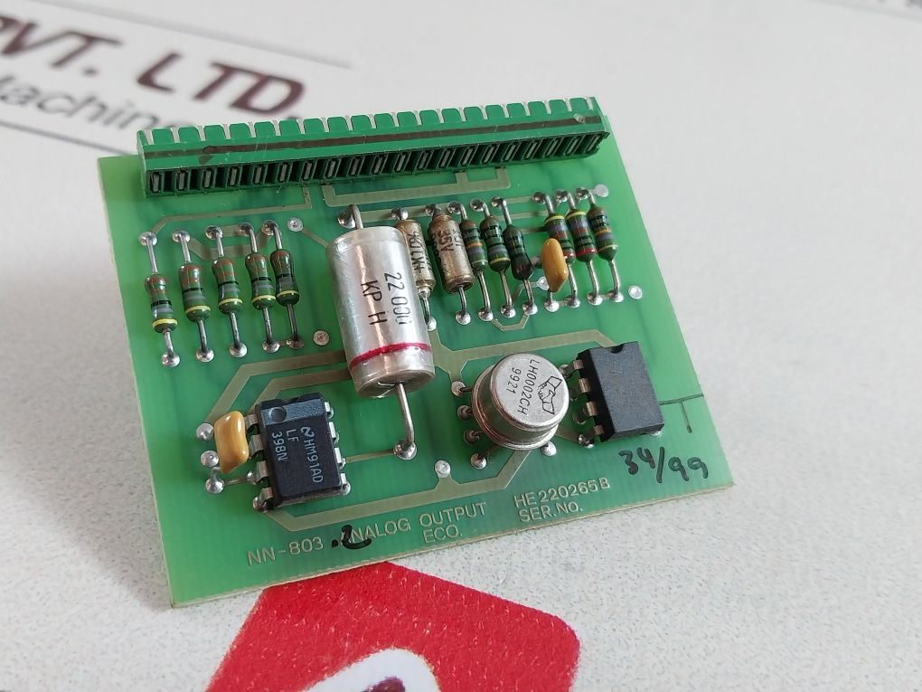 He220265B Norcontrol Nn-803.2 Analog Output Board/Card 
