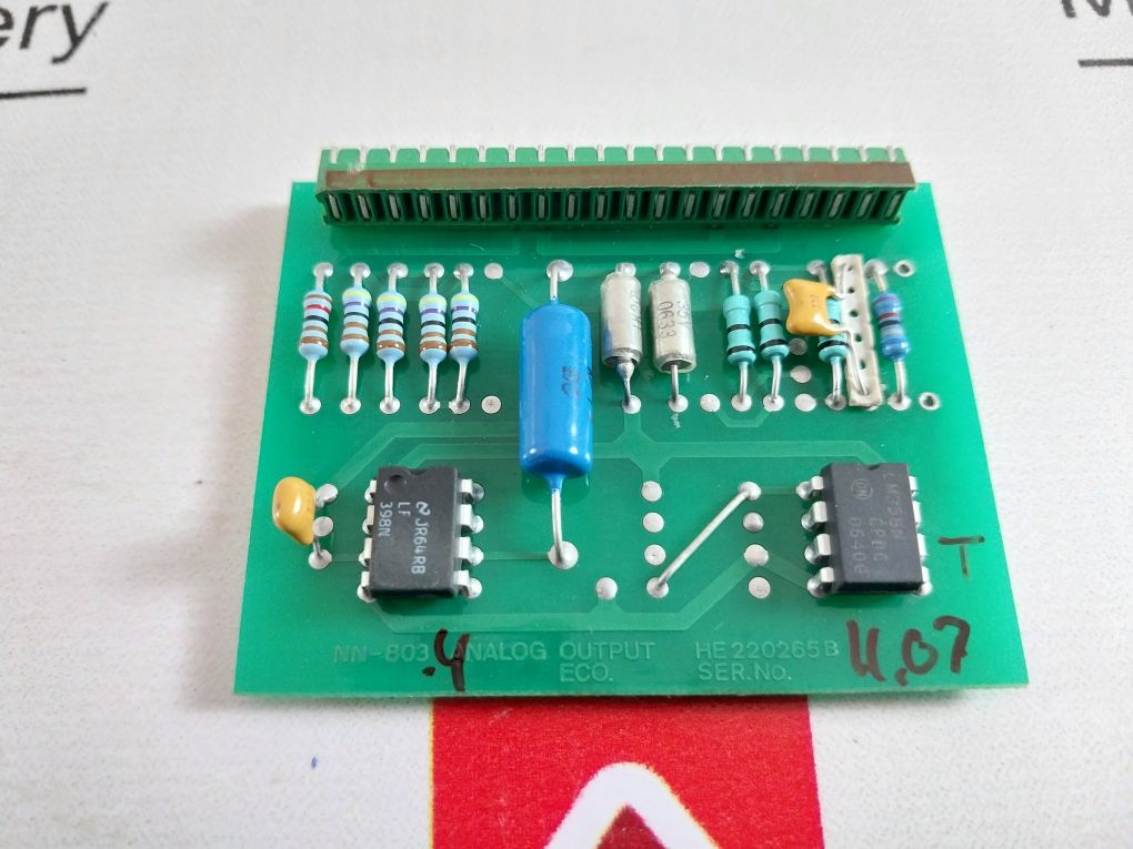 Norcontrol He220265B Analog Output Adaptor Card Nn-803.4