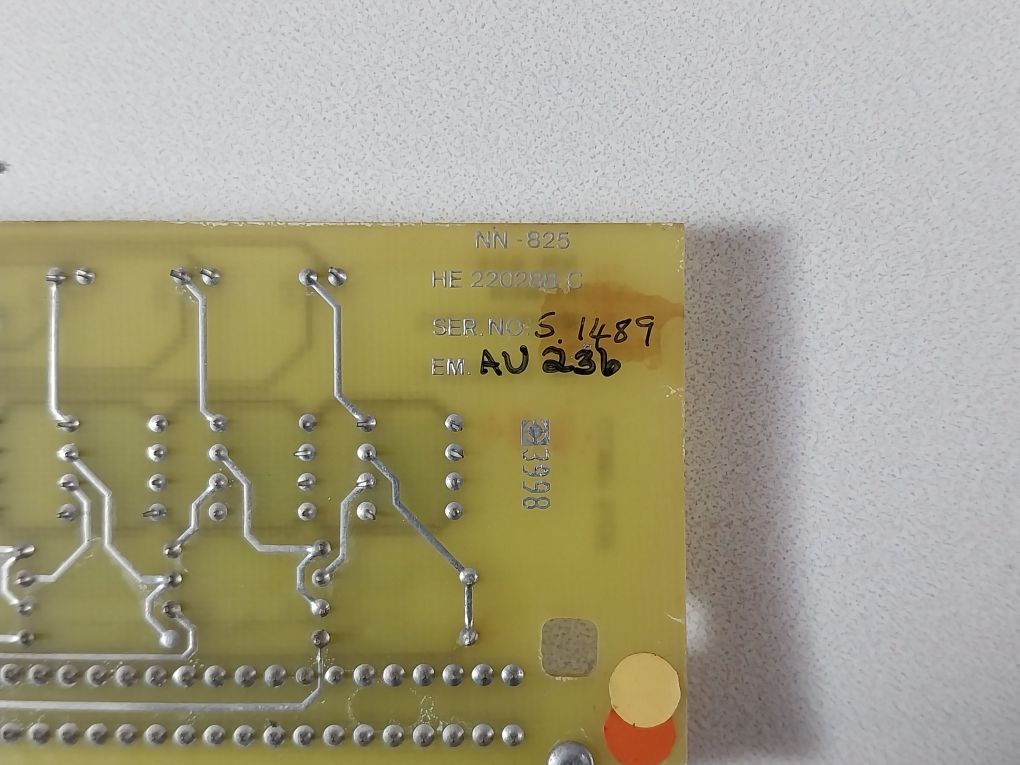 Norcontrol Nn-825 Power Monitoring Card He-220288 C