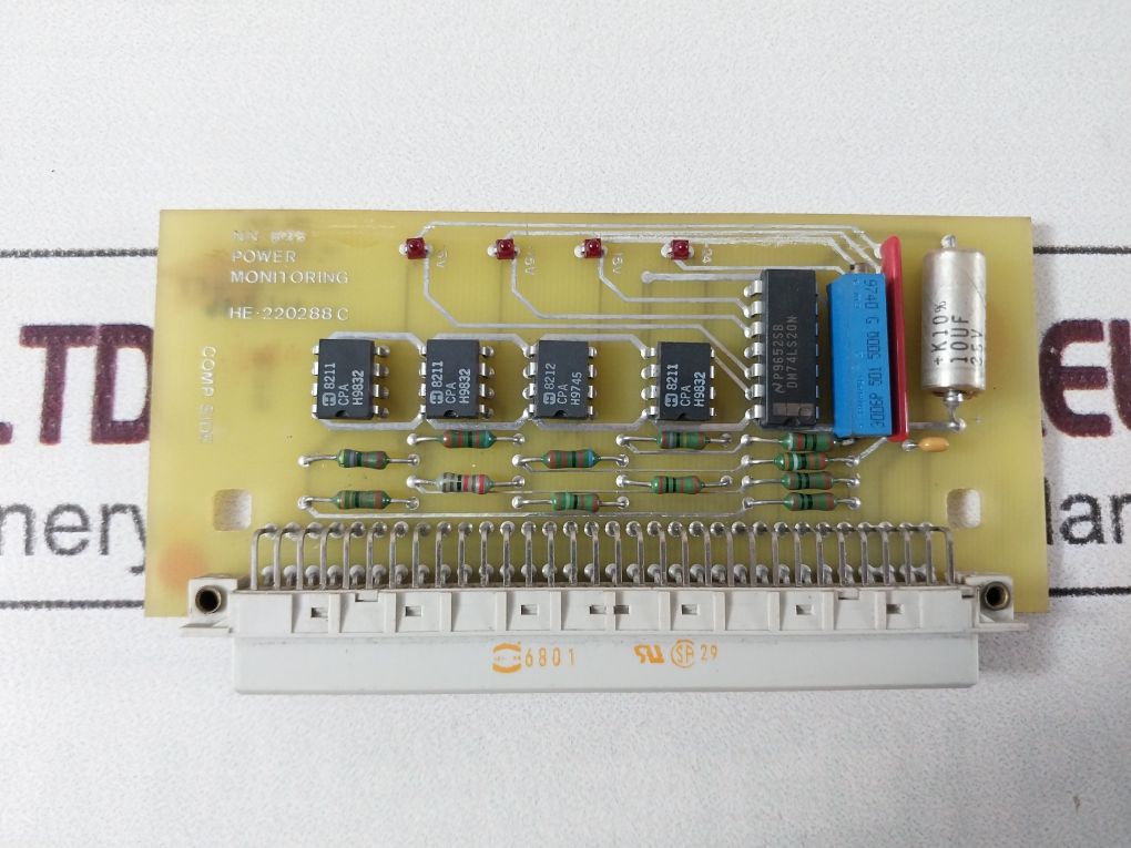 Norcontrol Nn-825 Power Monitoring Card He-220288 C