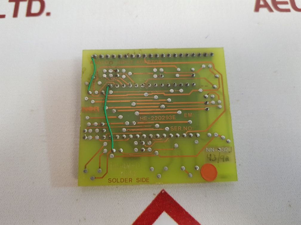 Norcontrol Nn-832.1 94V-0 Analog Input Adaptor He-220293E