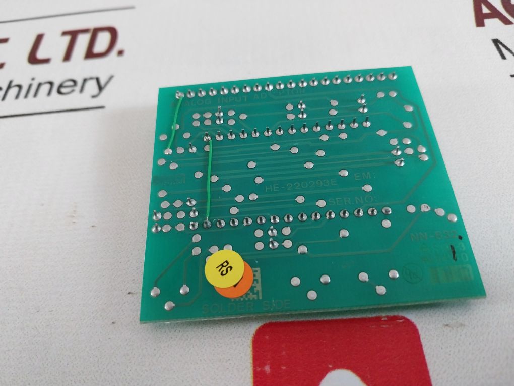 Norcontrol Kongsberg Nn-832.1 Analog Input Adaptor Card Std-3 He-220293E