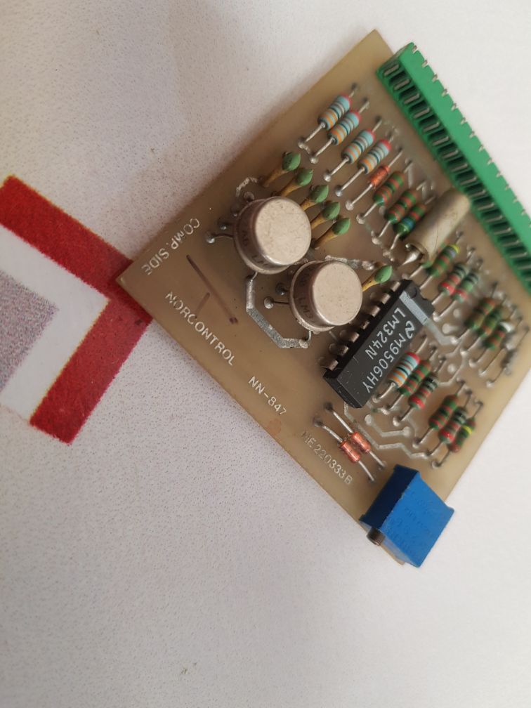 Norcontrol Nn-847 I/O Adaptor He220333B Ac Voltage/Frequence Input Used