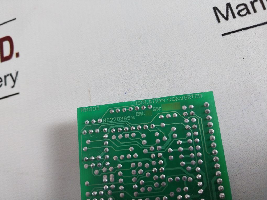 Norcontrol Nn808.3 Output Adaptor Card Meter Driver He220385B