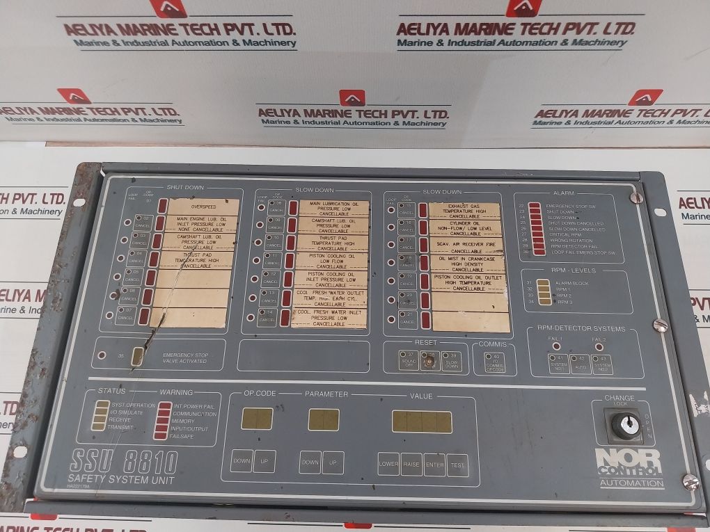 Norcontrol Ssu 8810 Safety System Unit(Not Working)