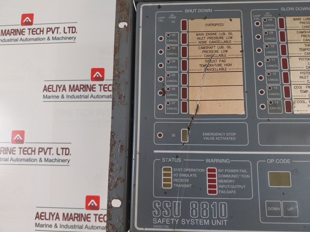 Norcontrol Ssu 8810 Safety System Unit(Not Working)