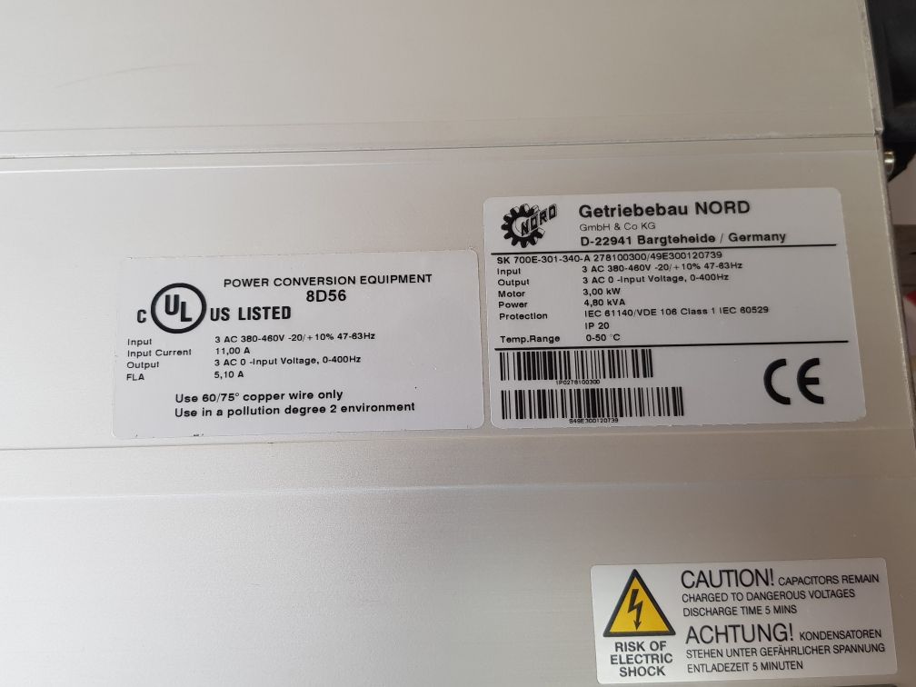 Nord Sk 700E-301-340-a Inverter