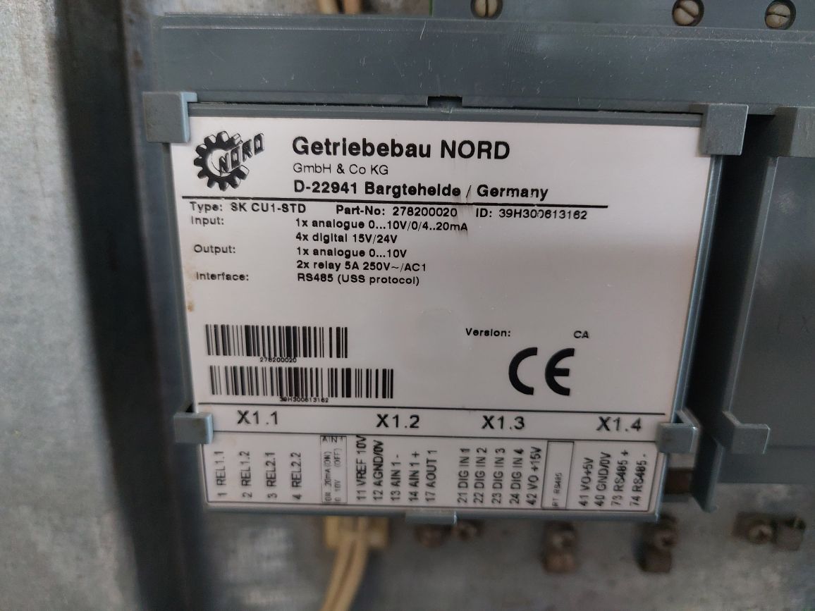 Nord Nordac 700E Sk 700E-133-340-o (Not Working)