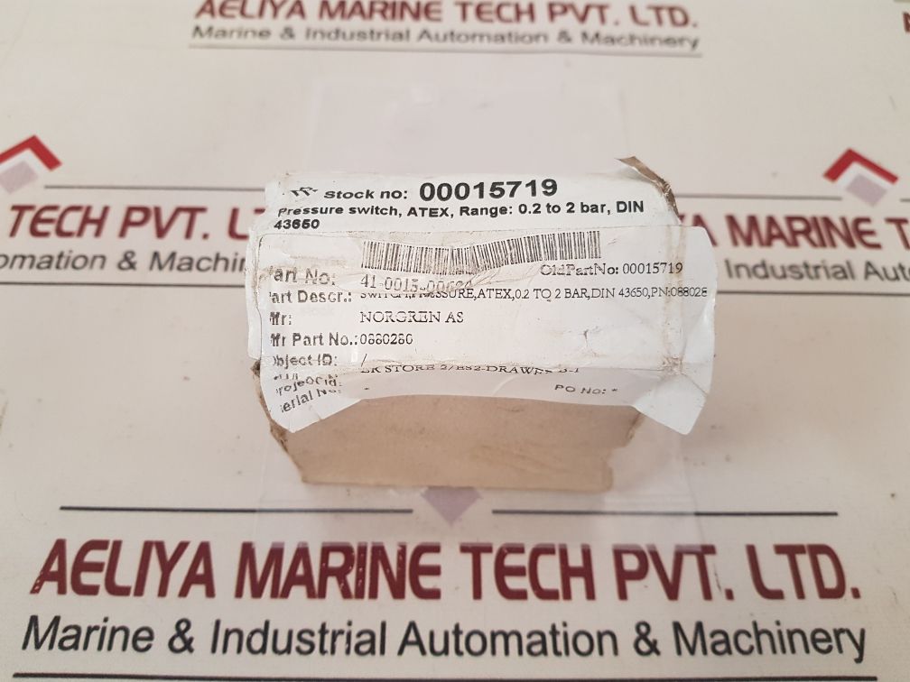 Norgren 0880280 Pressure Switch