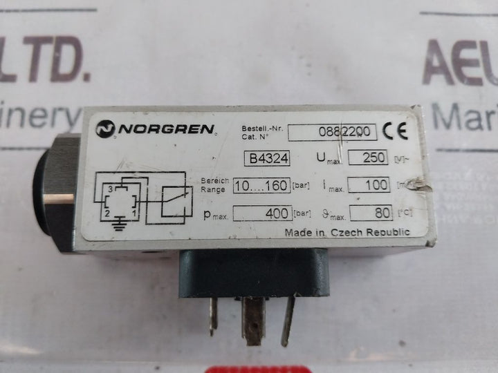 Norgren 0882200 Pressure Switch 10…160 Bar