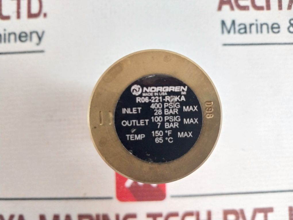 Norgren 18-013-211 Pressure Gauge Set 0-60 Psi