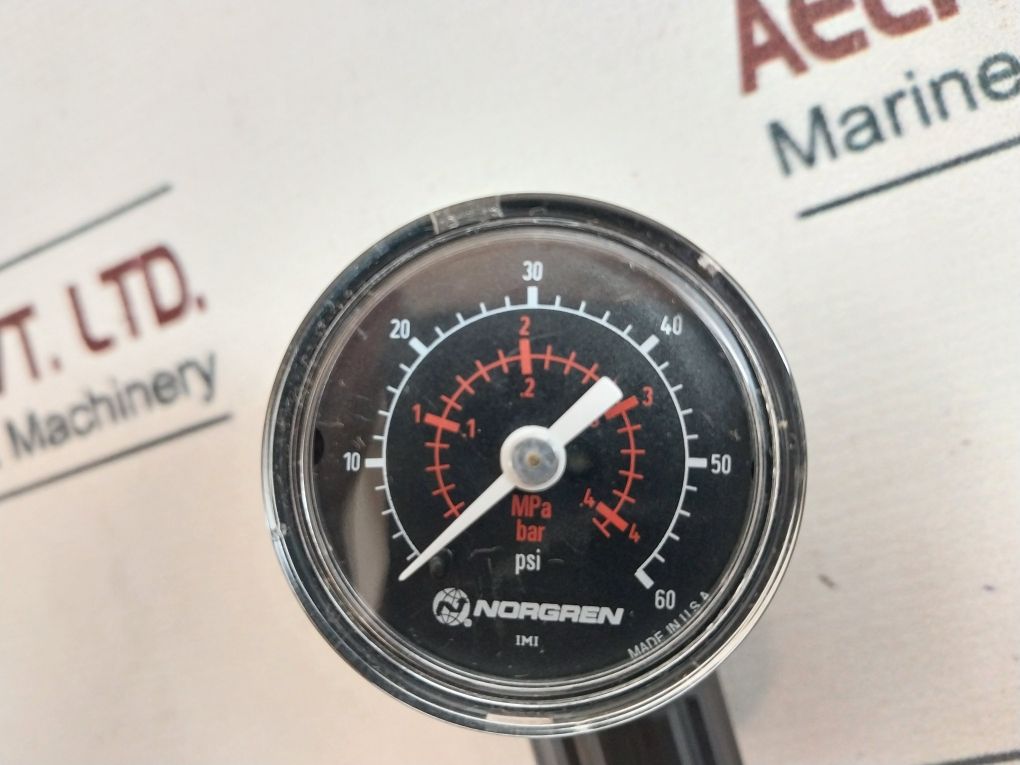 Norgren 18-013-211 Pressure Gauge Set 0-60 Psi